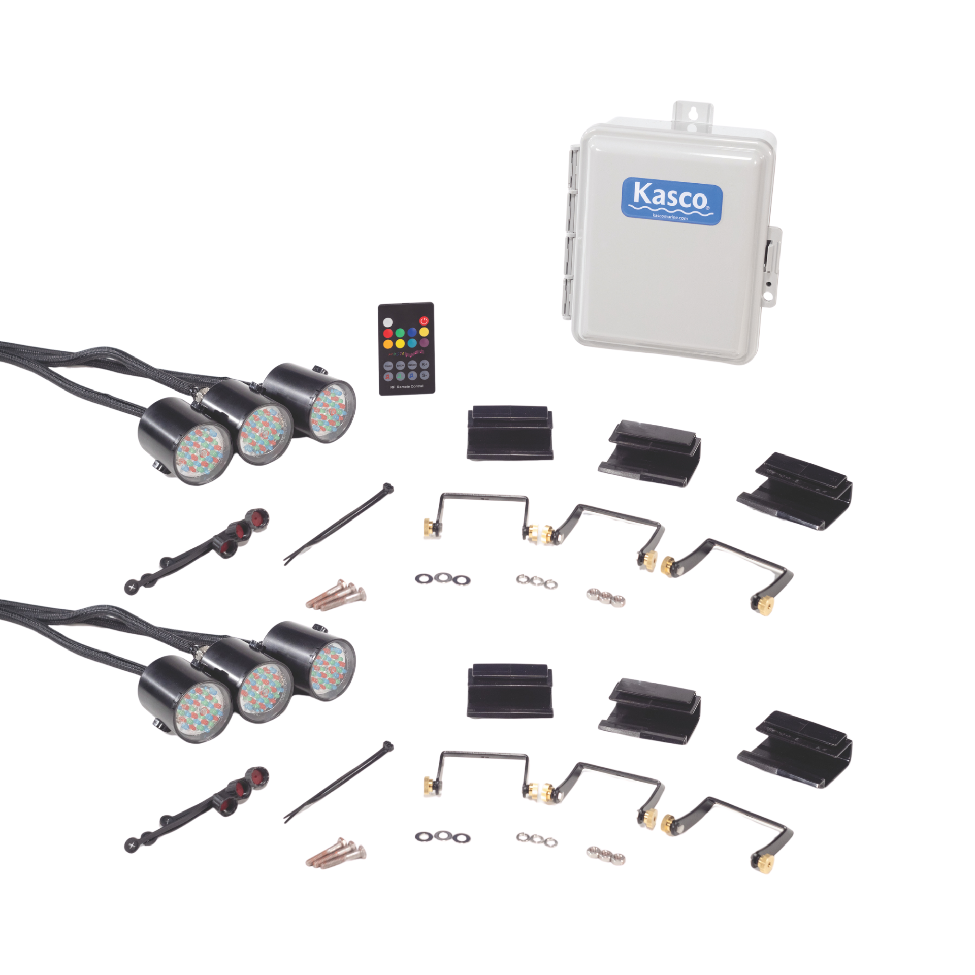 Kasco RGB Color-Changing Light Kit (6 Fixture)2HP Decorative Fountain Lighting