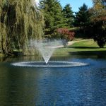 Kasco 4400HJF 1 HP Floating Pond Fountain Willow Nozzle