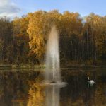 Kasco Model 3.1JF Floating Pond Fountain Redwood Nozzle