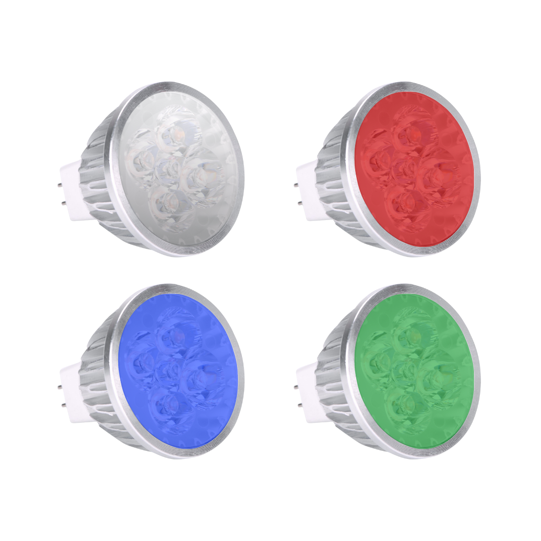 Replacement 4 Watt MR-16 LED Bulbs 12 Volt, 320 Lumens