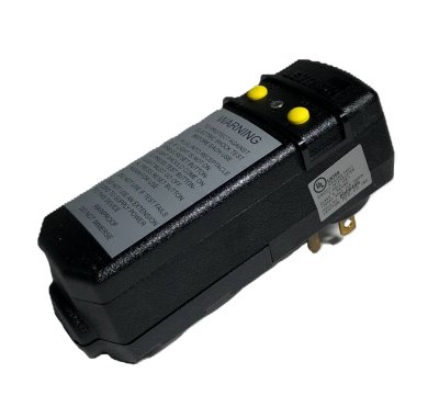 Right Angle GFCI Attachable Plug End