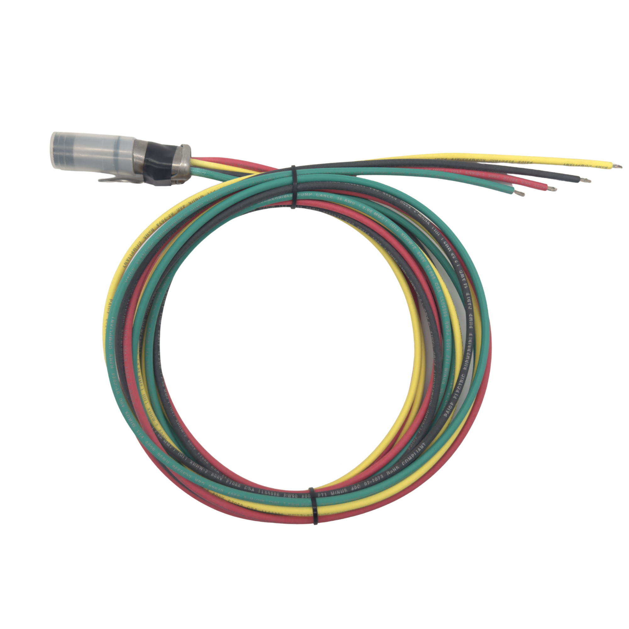 Grundfos 2 HP Motor Lead β 2.5m (3-Wire + Ground, AWG 14) | #99308646