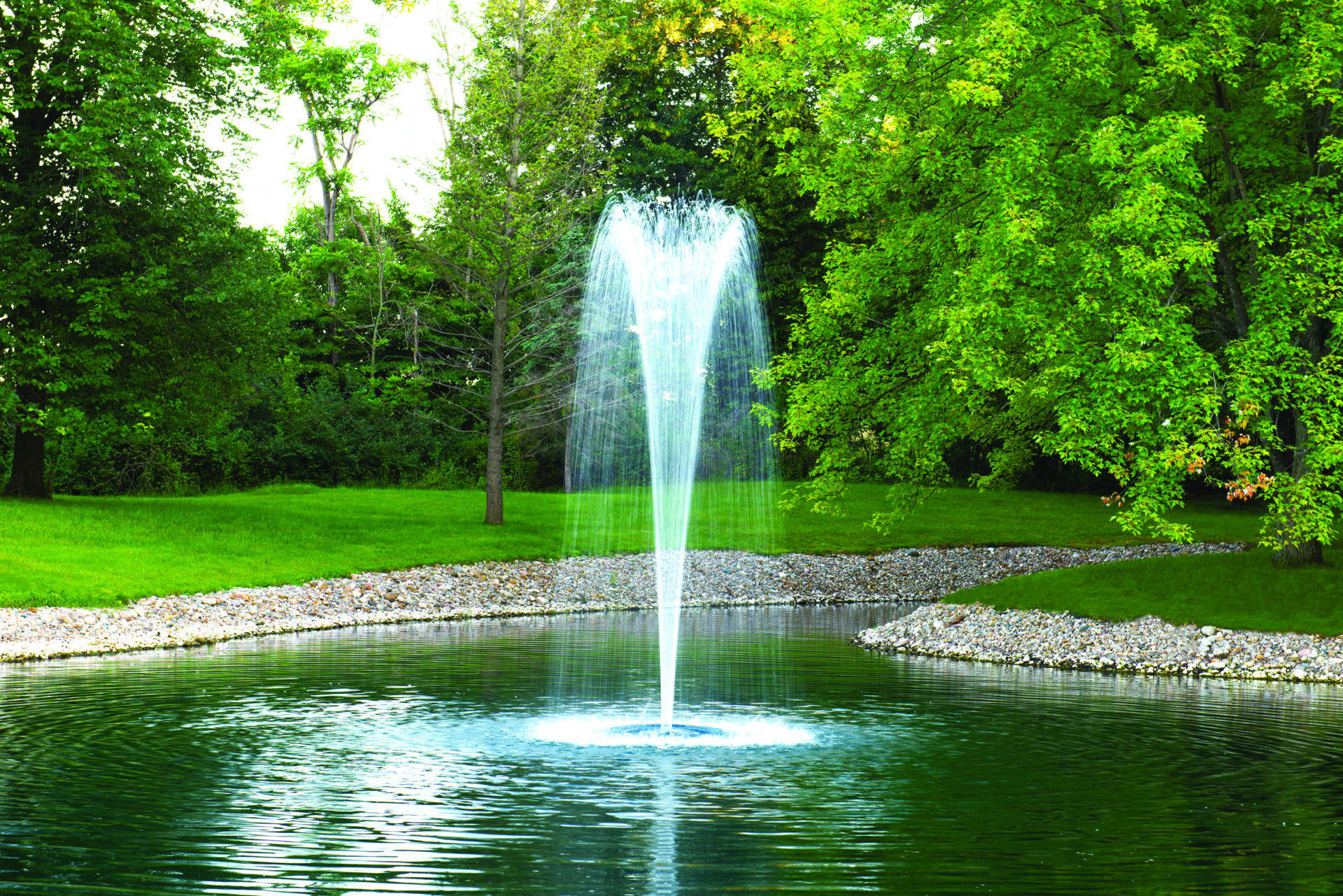 Airmax EcoSeries 1/2 HP Floating Pond Fountain | 3 Spray Patterns - Image 3