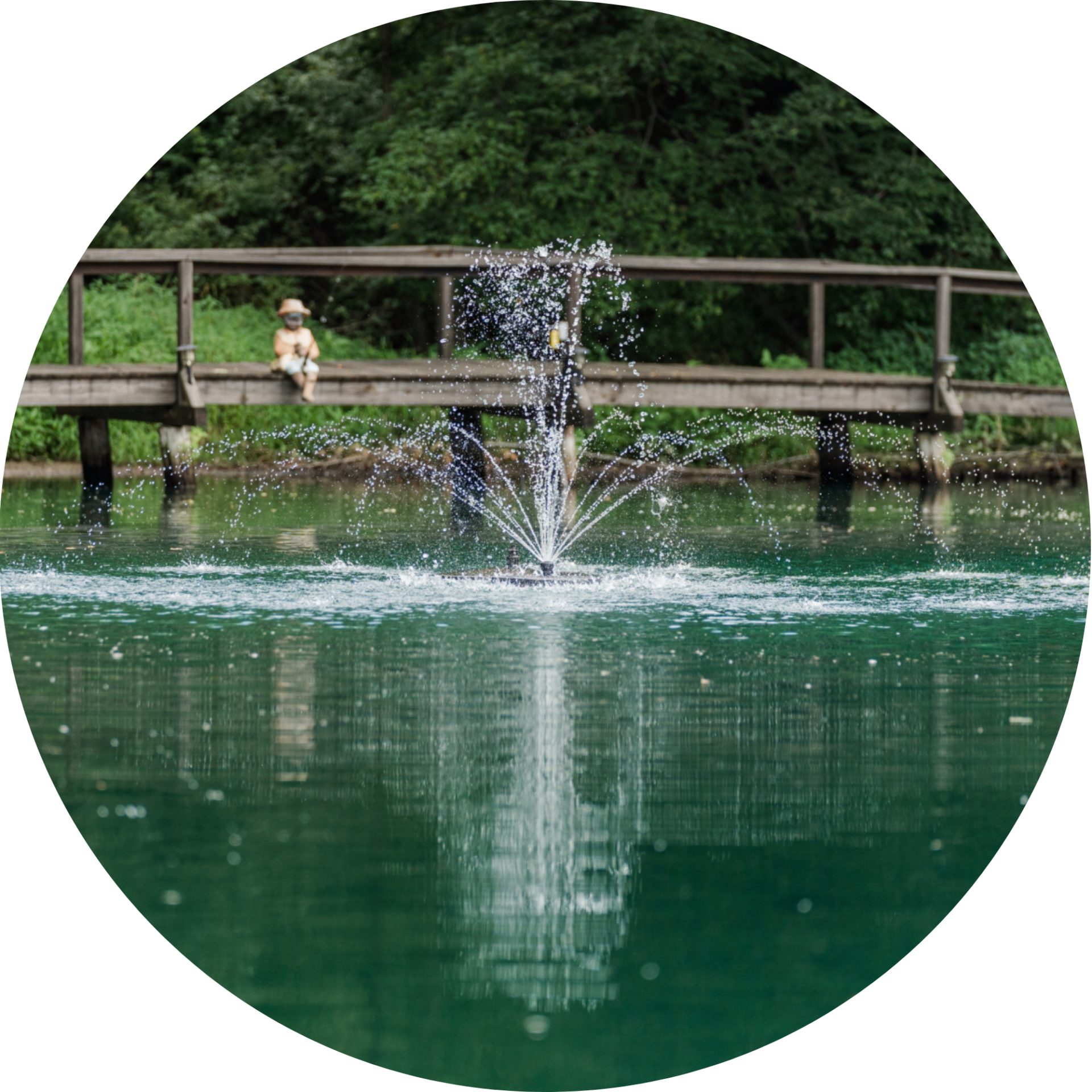 RHP Mini 2618 Stream Trumpet Geyser fountain nozzle spray pattern