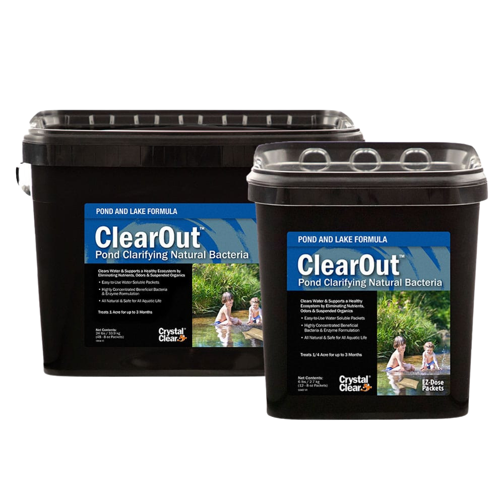 CrystalClear ClearOut 6-pound and 24-pound containers